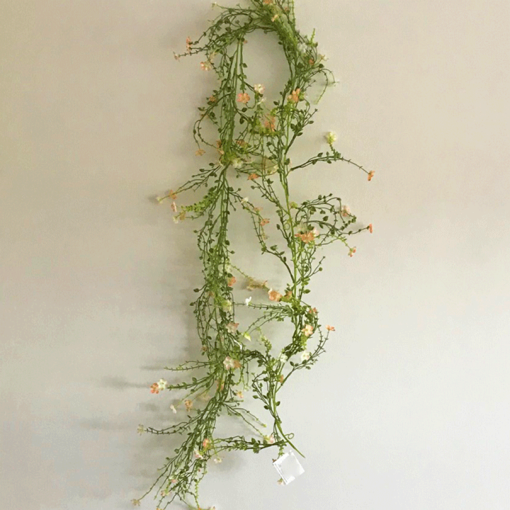 Artificial Wild Flowers Garland Peach Artificial Flowers